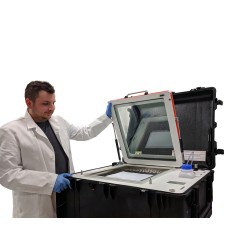 Incinta portabila Ninhidrina DFO si Indanediona - pentru relevare urme papilare 